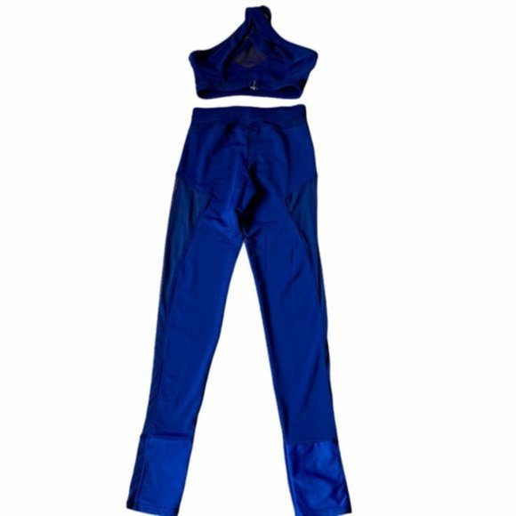 Dance Costume Blue Unitard 2 Piece LA Designs Size AM - Picture 2 of 3